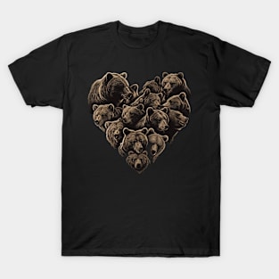 Grizzly Bear Pugnacious Protectors T-Shirt